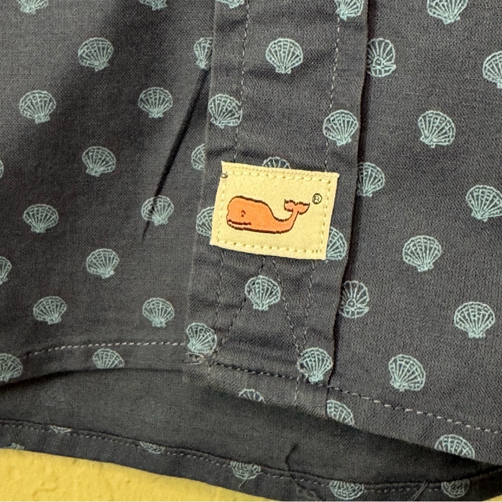 VINEYARD VINES Classic Fit Murray  Shirt Short Sleeve Button Down Shell Print LG - Picture 7 of 14
